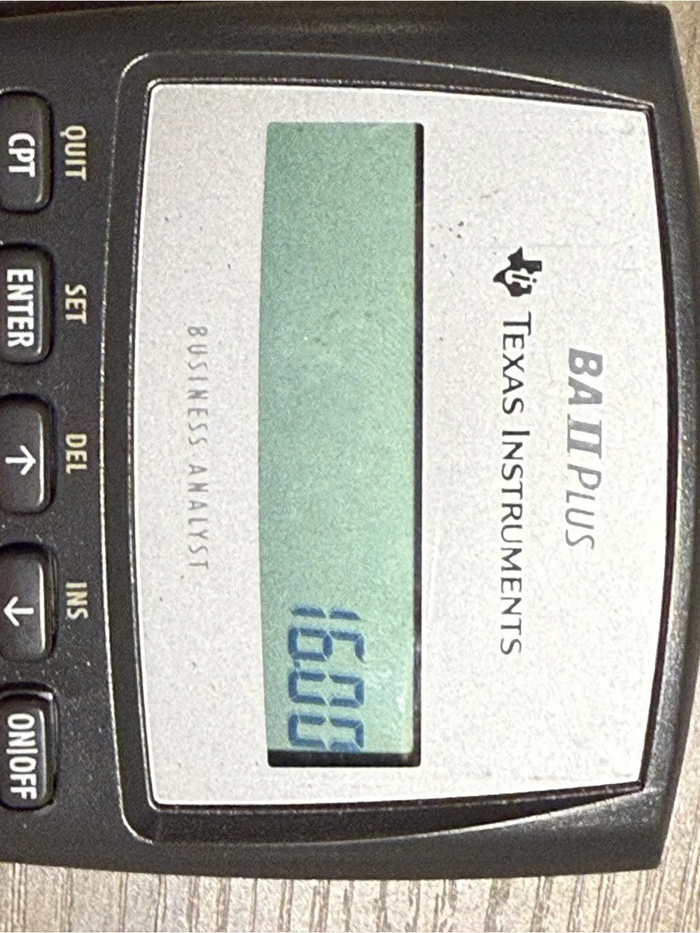 Texas Instruments BA II Plus Financial Calculator - Picture 9 of 9